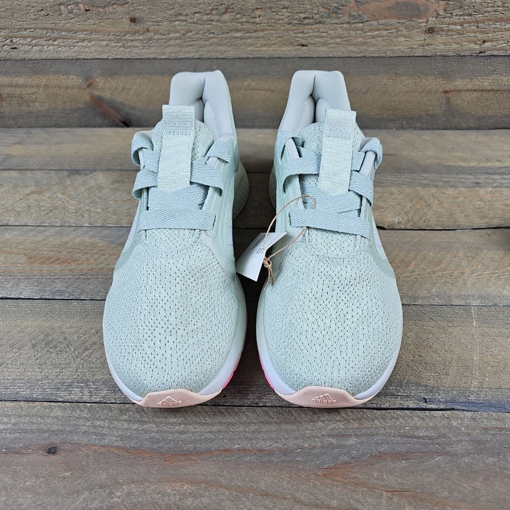 adidas Edge Lux 5 Women's Running Casual Shoes Linen Green/White - Picture 5 of 10